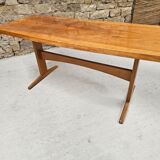 Table basse bois vintage 1970"