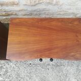 Walnut bedside tables