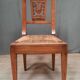 Chaise paillee dix neuvième siecle