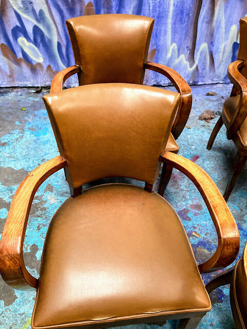 Pair of bridge chairs from the 60s