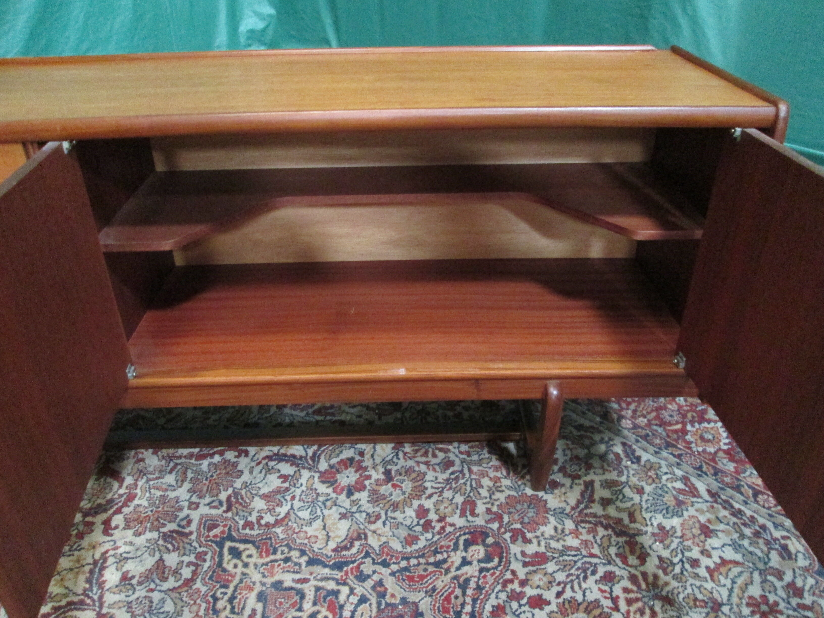 Vintage teak line sideboard