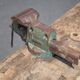 Large carpenter's workbench, old workbench, wooden workbench, industrial decoration