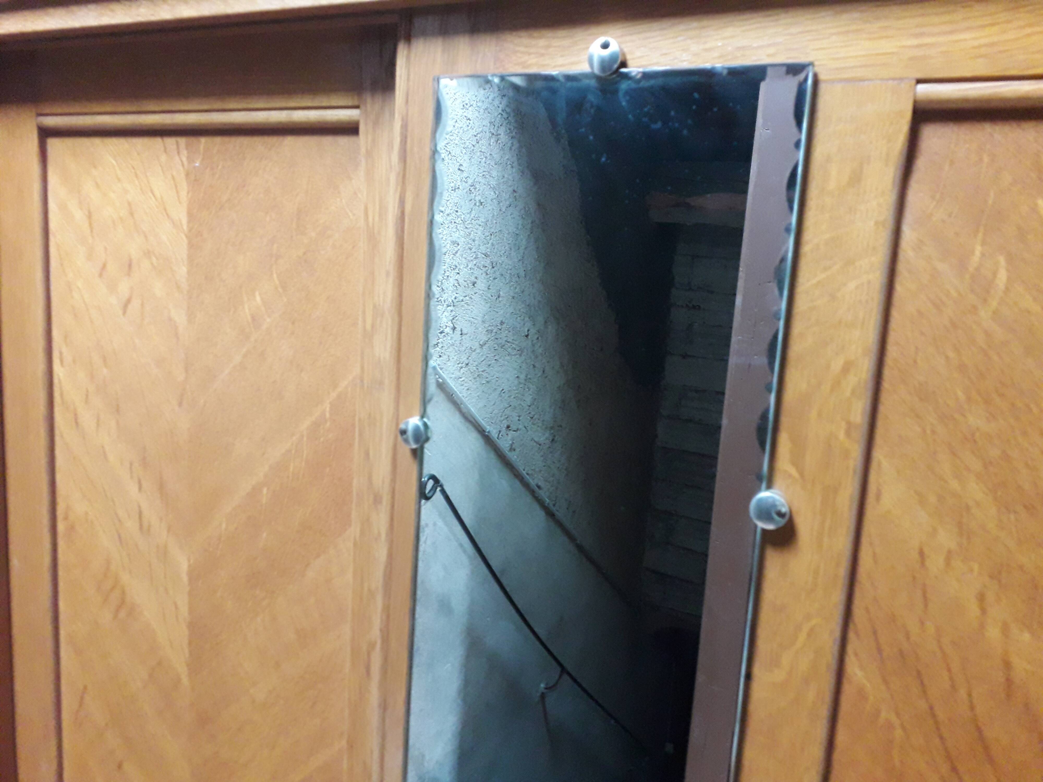 Vintage cabinet feet compass