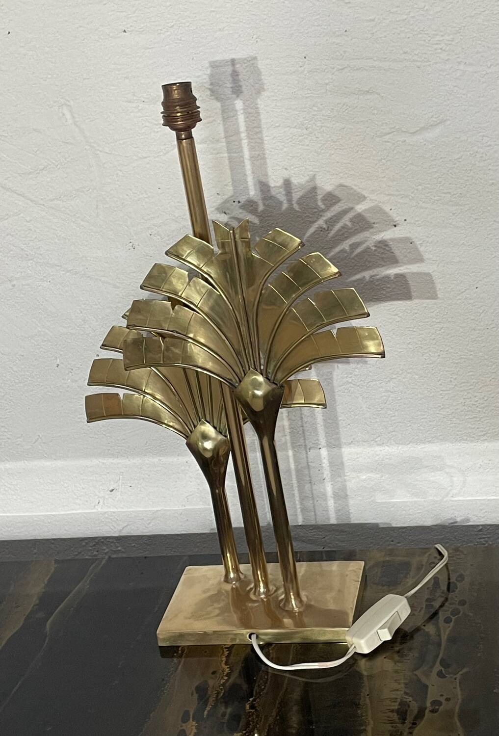 70s palm lamp