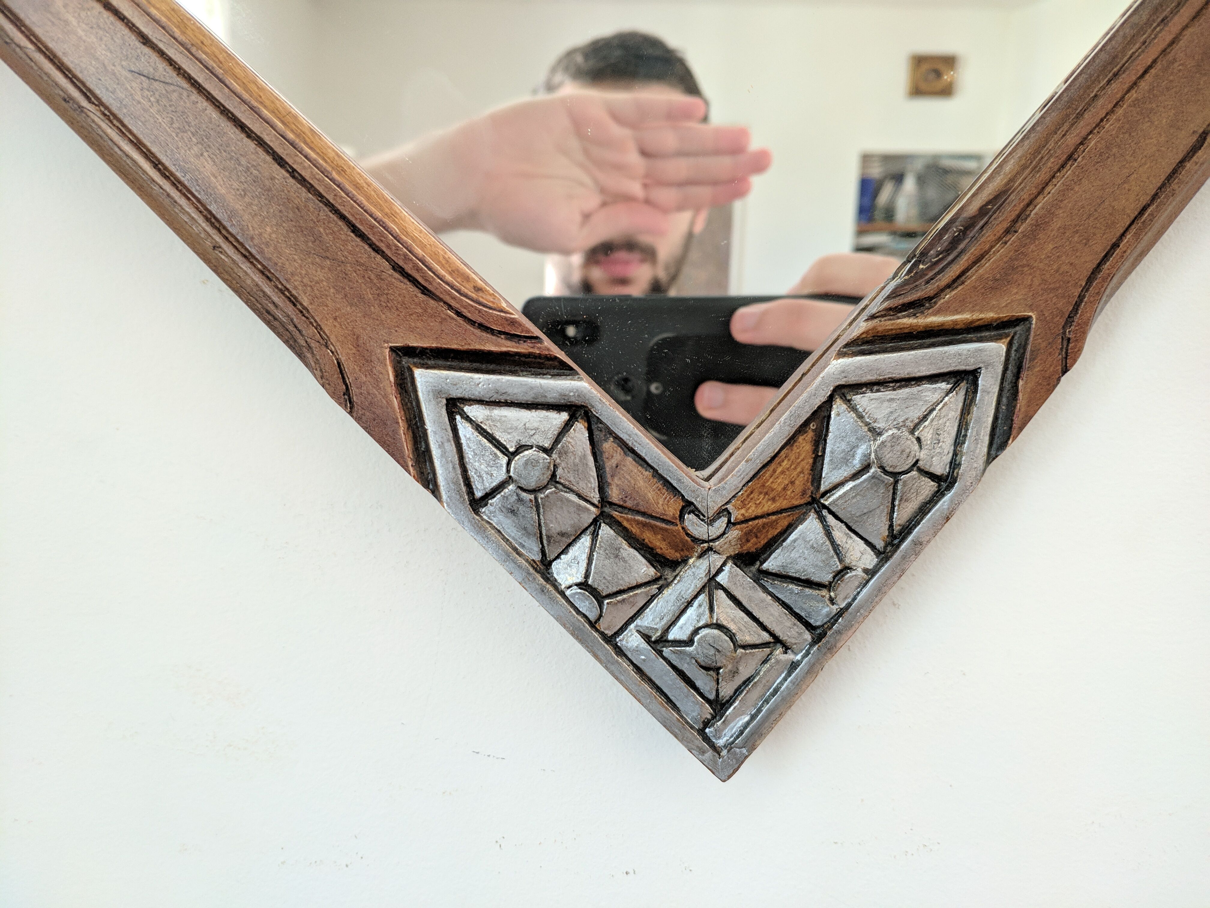 Art Deco mirror 53X48cm