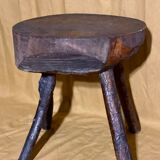 Rustic brutalist trading stool