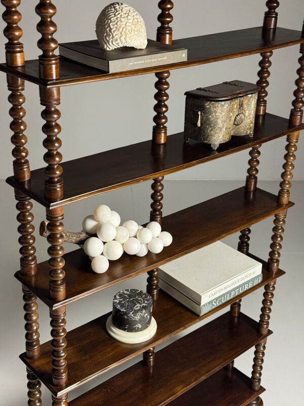 Bibliothèque à bobines / Bibliothèque antique française