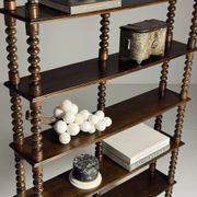 Bobbin bookcase / French antique bookshelf