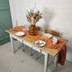 Table de ferme 2 tiroirs