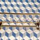 Vintage coat rack like a train luggage rack