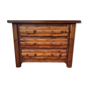 Commode pin massif design