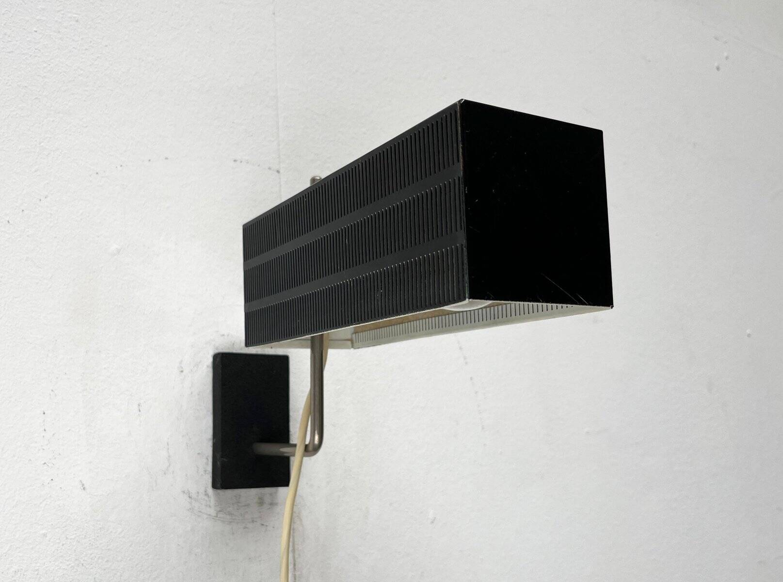 Lampe murale modèle Flamingo minimaliste allemande du milieu du siècle de Bur, Bünte & Remmler Leuchten, années 1960