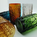 Geoffrey Baxter's 6-glass service by Whitefriars, England 1960