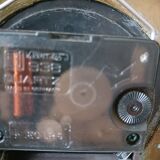 Metal mantel clock