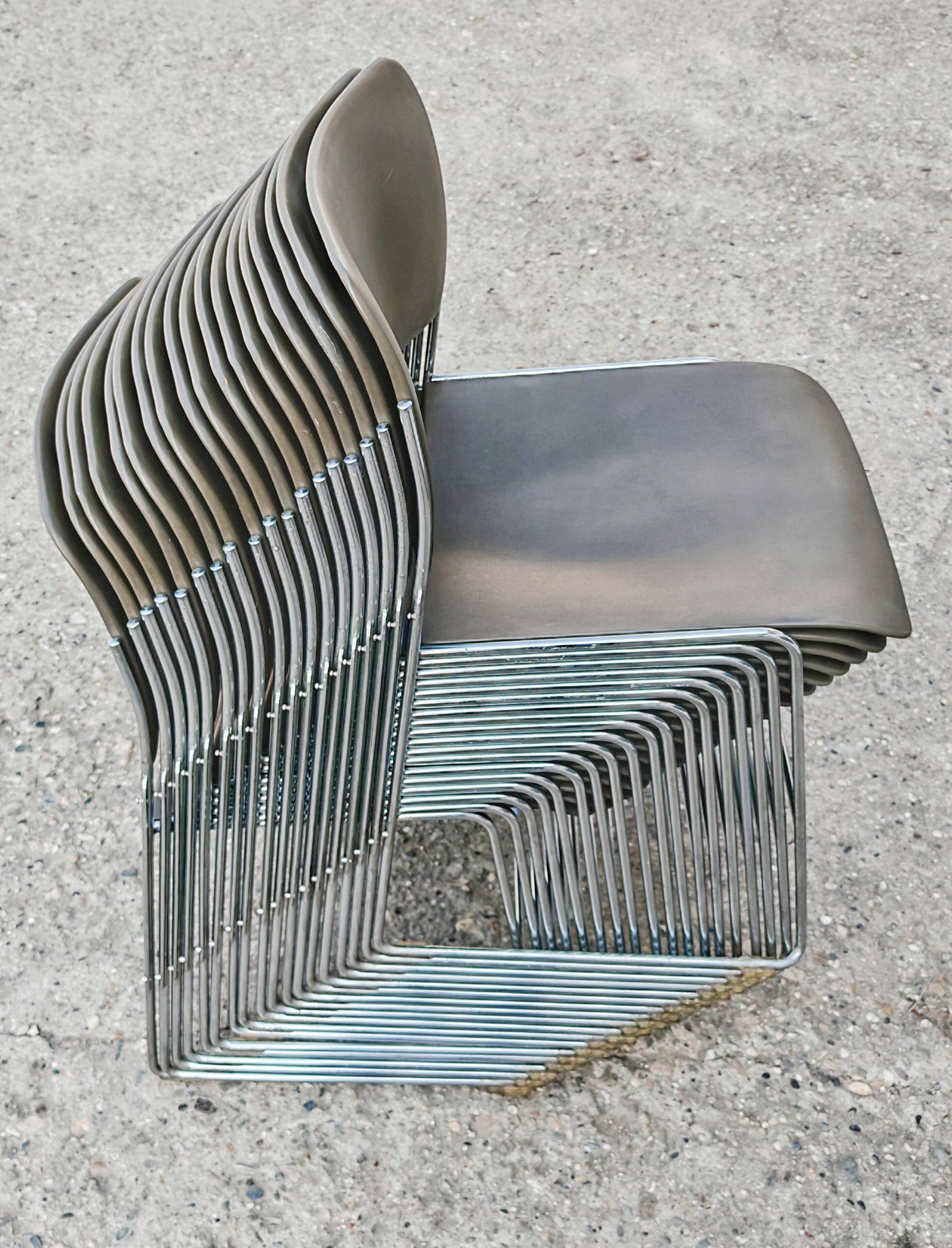 Mid Century dining chairs 40/4 David Rowland for GF Furniture 1960s