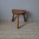 Handmade tripod milking stool plant holder Scandinavian countryside decoration folk art
