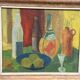 Original Swedish Oil on Panel – “Nature Morte” by Svän Grandin – Signed – Vintage & Framed
