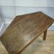Raw wood tripod stool