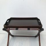 Table pliante avec plateau année 70