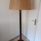 Vintage floor lamp from the 1950s, shade made of pig bladder.