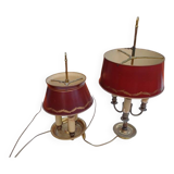 2 Empire style bouillotte lamps