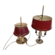 2 lampes bouillotte de style Empire