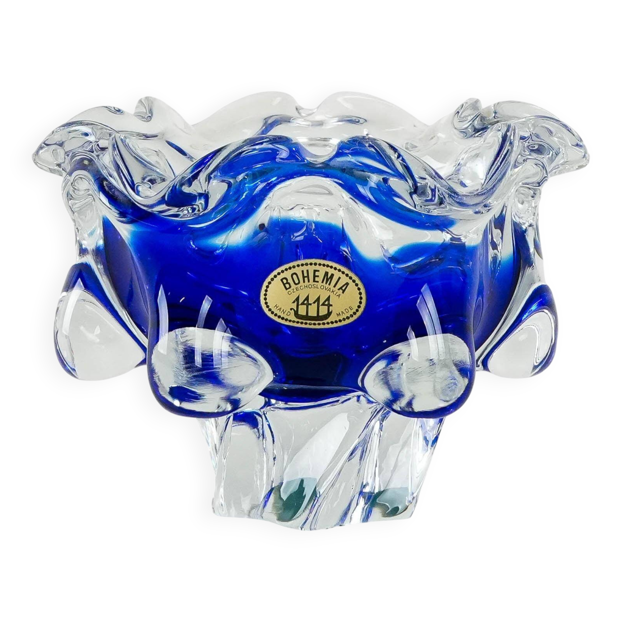 Bohemia bowl, Czech design, 1970s, manufactured in the Czech Republic