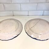 Pair of Saint Clement dishes - 19th century