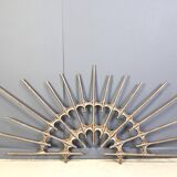 Large vintage brutalist wall sculpture, 1970s