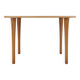 Table en hêtre, design danois, années 1970, designer : Takshi Okamura & Erik Marquardsen, production : Getama