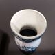 Old diabolo egg cup in Terre de Fer model "Marie Louise"