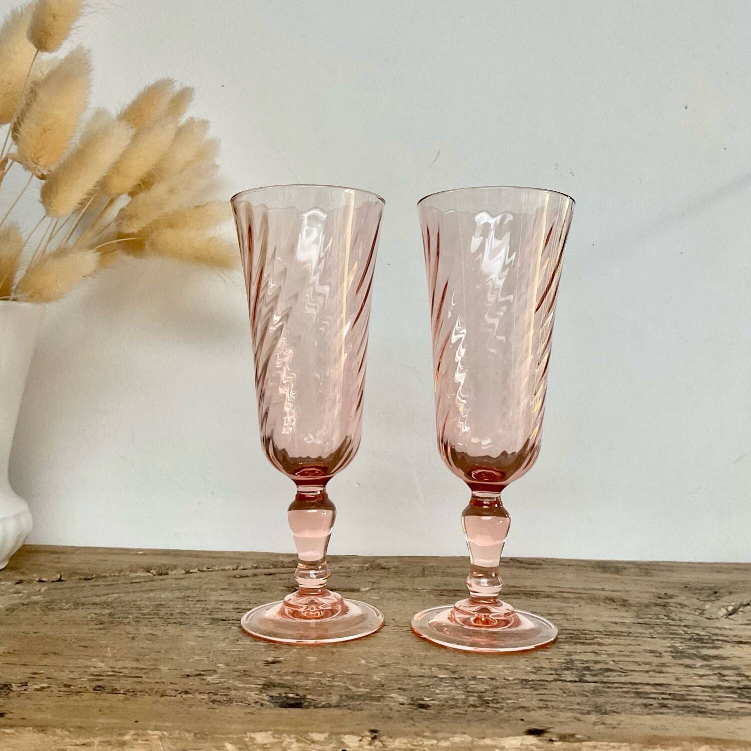 4 vintage Rosaline flutes