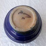 Vase bleu en grès