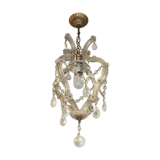 Chandelier in bronze and Crystal