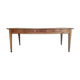 Table de ferme ancienne 9 tiroirs 2m