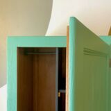 Armoire d'internat turquoise