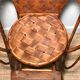 Child chair in chestnut