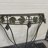 Half-moon console