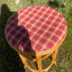 Vintage rattan bar stool from the 70s.