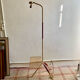 Floor lamp reading lamp diabolo perforated metal 1950s
