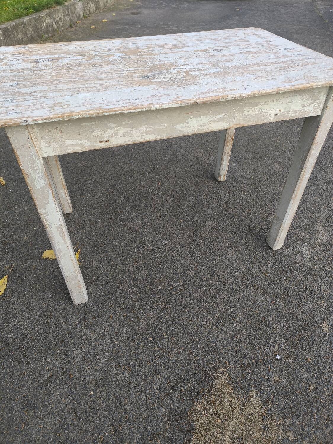 Wooden table or workshop desk