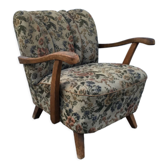 Jindrich Halabala lounge chair Up Závody 30s wood art deco