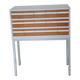 Borgeaud Design Industrial Furniture 70s - 15 Drawers - Metal & Oak Front