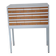 Borgeaud Design Industrial Furniture 70s - 15 Drawers - Metal & Oak Front
