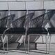 Series 4 chairs black scoubidou