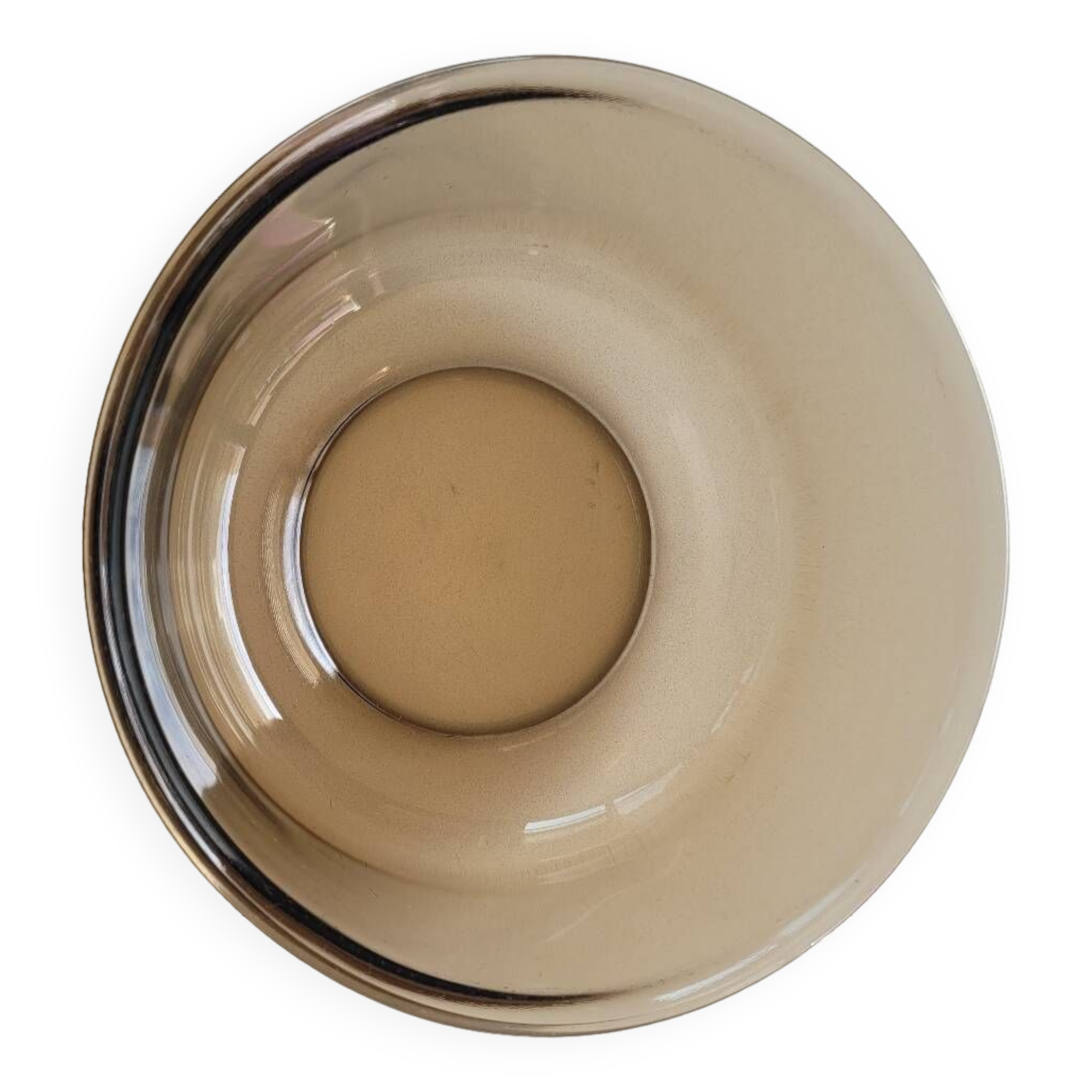 Arcoroc salad bowl in smoked glass