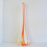 Large Design Annealed Vase, Czechoslovakia, 1970's.