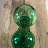 Bubbled glass decanter signed Biot