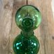 Bubbled glass decanter signed Biot