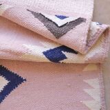 Pink Kilim Rug - 308 x 209 cm